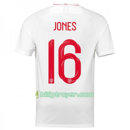 Billige Fotballdrakter England Jones 16 VM 2018 Hjemmedraktsett